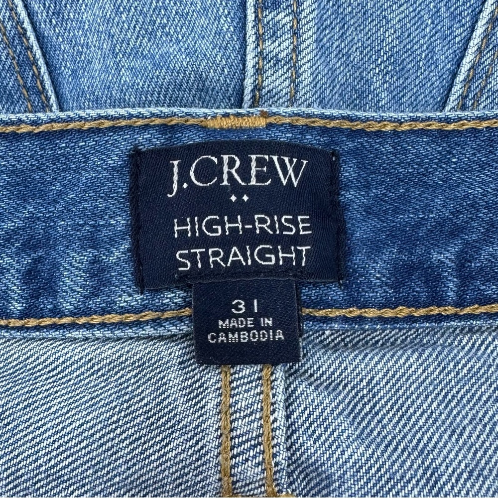 J. CREW Factory Reimagined Premium Edition High Rise Straight Leg - Picture 9 of 14